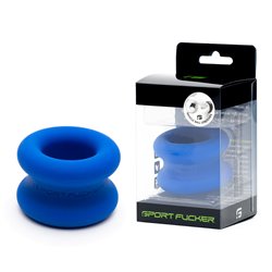 Sport Fucker Muscle Ball Stretcher Silicone - Blue