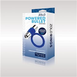 Zolo Rechargeable Powered Bullet Cock Ring