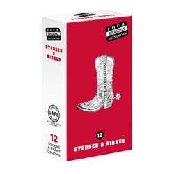 Four Seasons Studded & Ribbed Condoms 12's