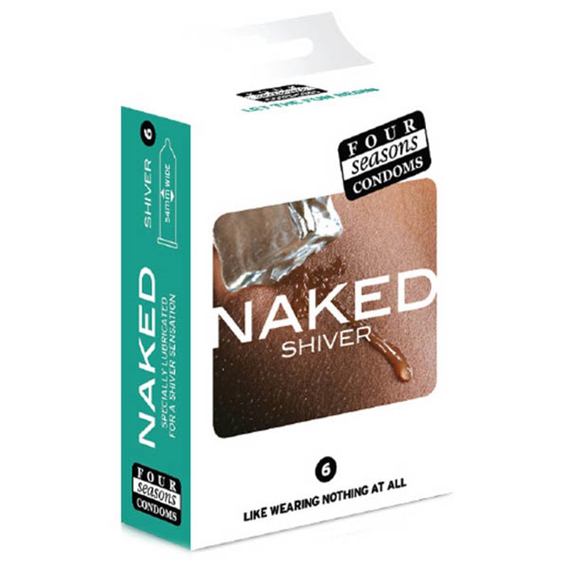Four Seasons Naked Shiver Condoms 6's