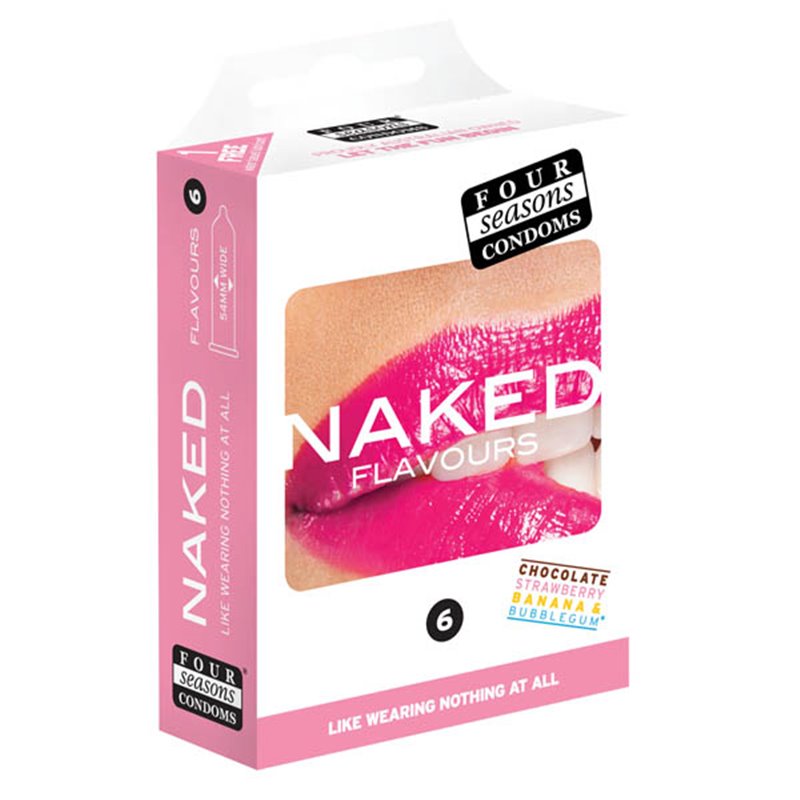 Four Seasons Naked Flavours Condoms 6's