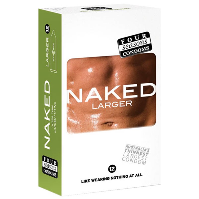Four Seasons Naked Larger Condoms 12's