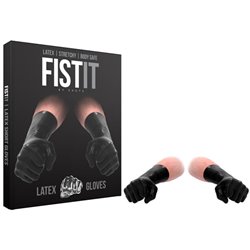FIST-IT Latex Short Gloves - Black