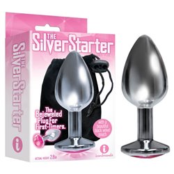 The 9's Silver Starter, Bejeweled - Pink