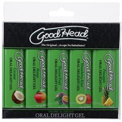 GoodHead Oral Delight Gel - Tropical Fruits 5 Pack