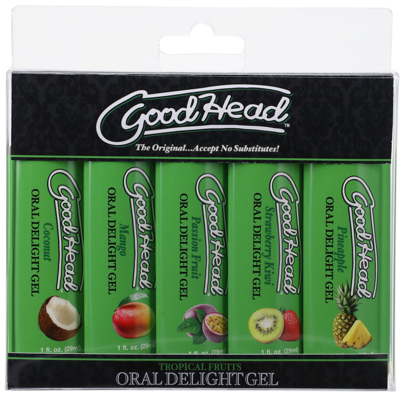 GoodHead Oral Delight Gel - Tropical Fruits 5 Pack