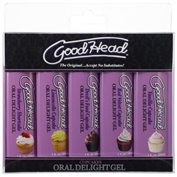 GoodHead Oral Delight Gel - Cupcakes 5 Pack