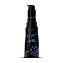 Wicked AQUA BLUEBERRY MUFFIN Flavoured Lube -120ml