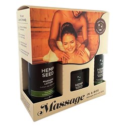 EB Hemp Seed Massage In A Box Gift Set - Guavalava