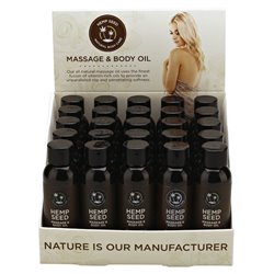 EB Hemp Seed Massage Oils - Display of 25 x 59 ml