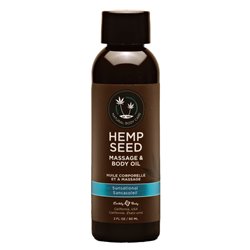EB Hemp Seed Massage Oil SUNSATIONAL - 59 ml