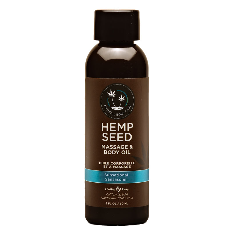 EB Hemp Seed Massage Oil SUNSATIONAL - 59 ml