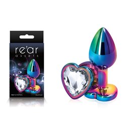 Rear Assets Multicolour Heart - Small - Clear