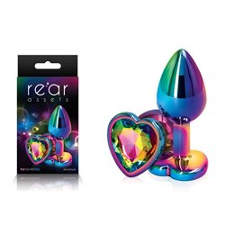 Rear Assets Multicolour Heart - Small - Rainbow