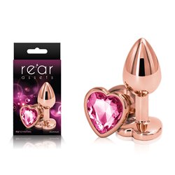 Rear Assets Rose Gold Heart - Small - Pink