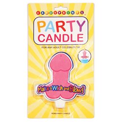 Party Candle - Make A Wish & Blow Penis