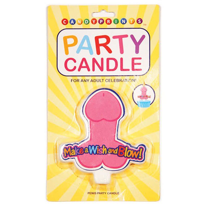 Party Candle - Make A Wish & Blow Penis