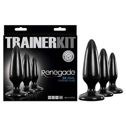 Renegade Pleasure Plug Trainer Kit - 3pc - Black