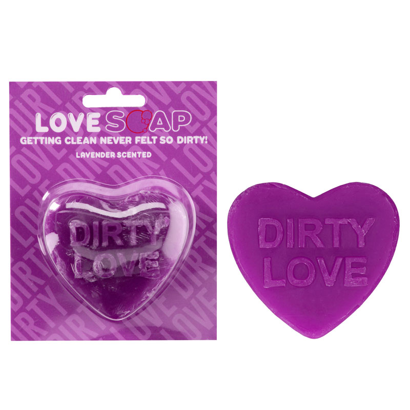 S-LINE Heart Soap - Dirty Love - Lavender