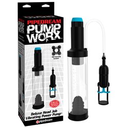 Pump Worx Deluxe Head Job Vibrating Pump - Black