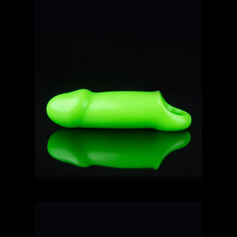 OUCH! Glow in Dark Smooth Thick Penis Sleeve