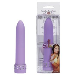 Diamond Silk 4'' Vibrator - Purple