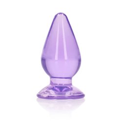 REALROCK 9 cm Anal Plug - Purple