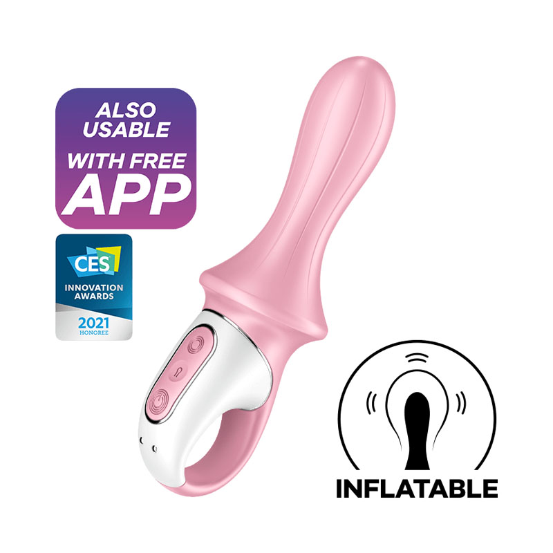 Satisfyer Air Pump Booty 5 App Control - Pink
