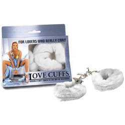 Fluffy Cuffs - White