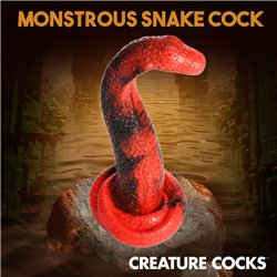 Creature Cocks King Cobra Silicone Dildo  - Little Desires Australia