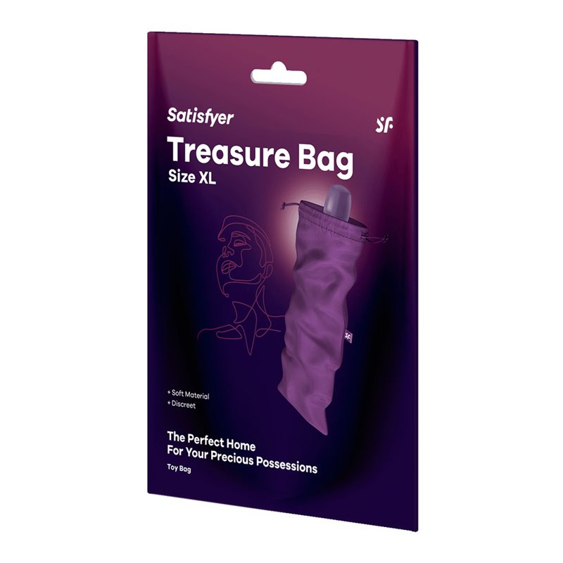 Satisfyer Treasure Bag XLarge - Violet - Little Desires Australia