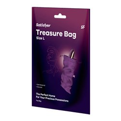 Satisfyer Treasure Bag Large - Violet - Little Desires Australia