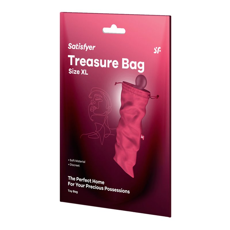 Satisfyer Treasure Bag XLarge - Pink - Little Desires Australia