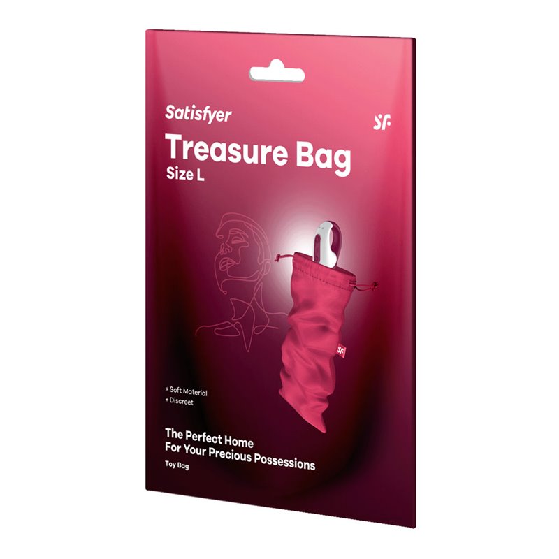 Satisfyer Treasure Bag Large - Pink - Little Desires Australia