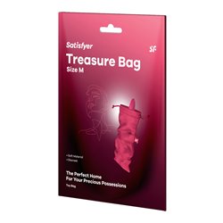 Satisfyer Treasure Bag Medium - Pink - Little Desires Australia