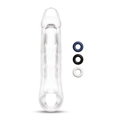 Size Up 2 Inch See-Thru Penis Extender with Ball Loop