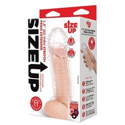 Size Up 1.5 Inch See-Thru Stretch Penis Extender