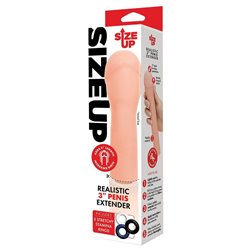 Size Up Realistic 3'' Penis Extender
