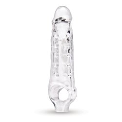 Size Up 1 Inch See-Thru Stretch Penis Extender