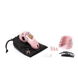 Chastity Cock Cage Kit - Pink