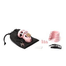 Mr. Stubb Chastity Cock Cage Kit - Pink
