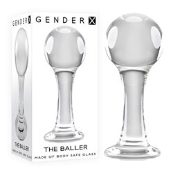 Gender X THE BALLER Glass Plug