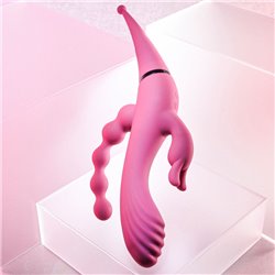 Gender X FOUR BY FOUR Multi Vibrator - Pink