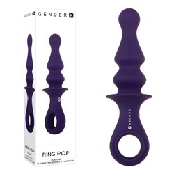 Gender X RING POP Vibrating Plug - Blue