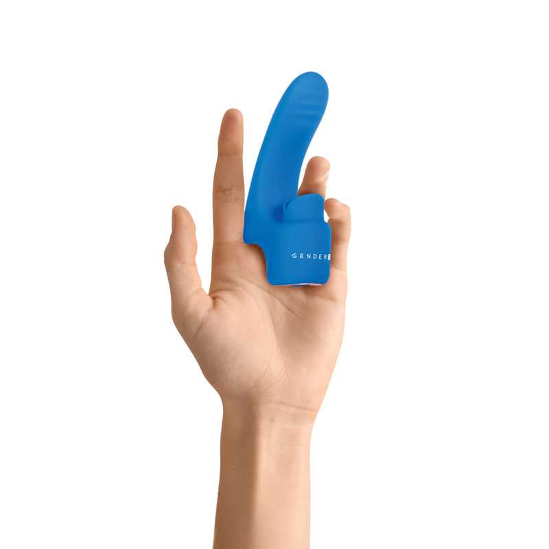 Gender X FLICK IT Finger Vibe - Blue