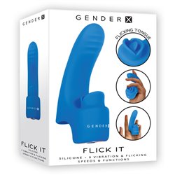 Gender X FLICK IT Finger Vibe - Blue