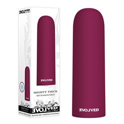 Evolved MIGHTY THICK Rechargeable Bullet -Burgundy
