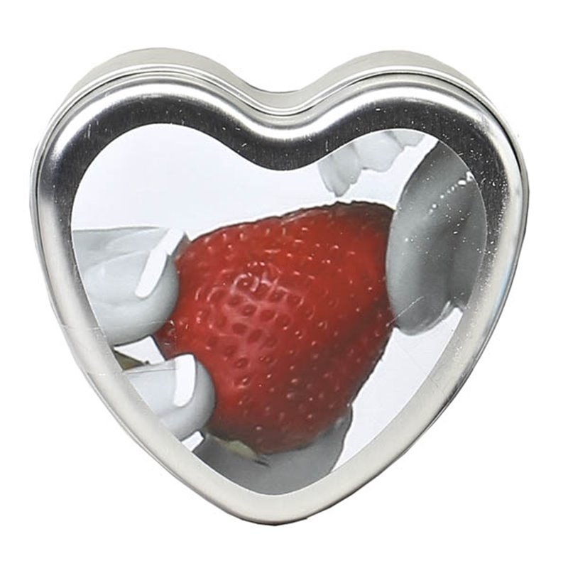 EB Edible Heart Massage Candle - Strawberry - 113g