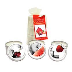 EB Edible Massage Candles Threesome - 3 Pack